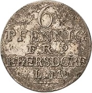 6 Pfennig - Henry LI, Germany, 1812 reverse image