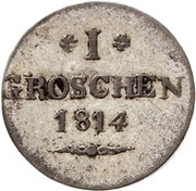 1 Groschen - Henry LI, Germany, 1812-1814 reverse image