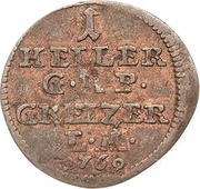 1 Heller - Henry XI reverse image