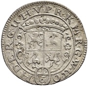 ⅙ Thaler - Henry I, Germany, 1679 reverse image