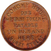 1 Penny - Joseph Moir Hobart; Tasmania obverse image
