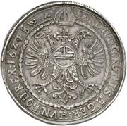 1 Thaler - Henry IV and Henry V, Germany, 1624 reverse image