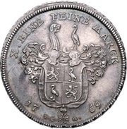 1 Thaler - Henry XI Konventionstaler, Germany, 1769 reverse image