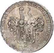 1 Thaler - Henry XI Ausbeute, Germany, 1775 reverse image