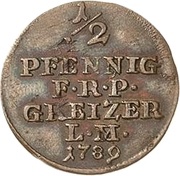 ½ Pfennig - Henry XI reverse image