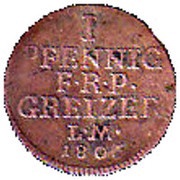 1 Pfennig - Henry XIII reverse image