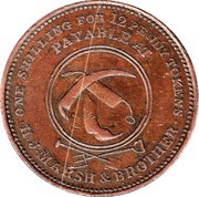 1 Penny - H.J.Marsh and Brother Hobart; Tasmania obverse image