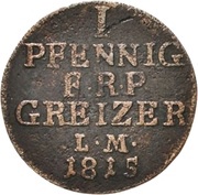 1 Pfennig - Henry XIII reverse image