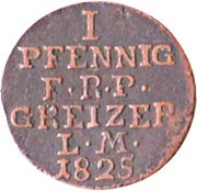 1 Pfennig - Henry XIX reverse image