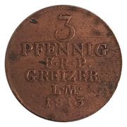 3 Pfennig - Henry XIII reverse image