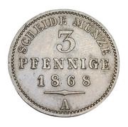 3 Pfennige - Henry XXII reverse image