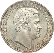 1 Vereinsthaler - Henry XXII obverse image