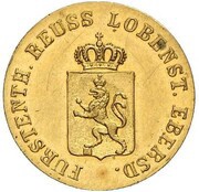 1 Pfennig - Henry LXXII Gold Pattern obverse image