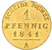 1 Pfennig - Henry LXXII Gold Pattern reverse image