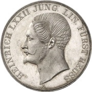 2 Thalers / 3½ Gulden - Henry LXXII Silber Jubilee obverse image
