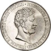2 Thalers / 3½ Gulden - Henry LXII Silver Jubilee obverse image