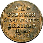 1 Pfennig - Henry III reverse image