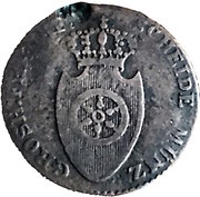1 Heller - Charles Theodore of Dalberg obverse image