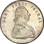 1 Thaler - Charles Theodore of Dalberg Konventionstaler obverse image