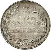 1 Thaler - Charles Theodore of Dalberg Konventionstaler, Germany, 1809 reverse image