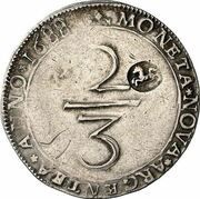 ⅔ Thaler - Francis Adolph William, Germany, 1688 reverse image