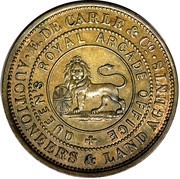 1 Penny - De Carle, E and Co Melbourne; Victoria obverse image