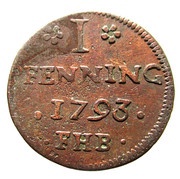 1 Pfenning, Germany, 1793-1797 reverse image