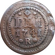 3 Pfennig, Germany, 1725-1741 reverse image
