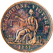 1 Penny - Hide and De Carle Melbourne; Victoria obverse image