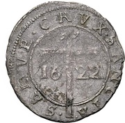 24 Kreuzer Kipper, Germany, 1622 reverse image