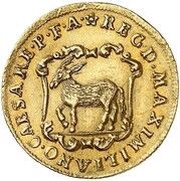 1 Goldgulden, Germany, 1724-1731 reverse image