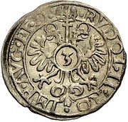 3 Kreuzers - Wolfgang Frederick and John Conrad, Germany, 1608 reverse image