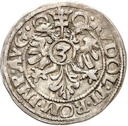 3 Kreuzers - John and Adolph, Germany, 1607-1612 reverse image