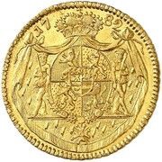 1 Ducat - Frederick III, Germany, 1782 reverse image