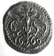 1 Heller - Frederick William II, Germany, 1661-1669 reverse image