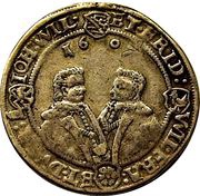 ½ Thaler - John Philip I, Frederick VIII, John William IV and Frederick William II, Germany, 1605-1612 reverse image