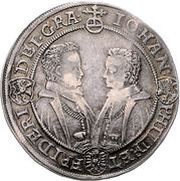 1 Thaler - John Philip I, Frederick VIII, John William IV, and Frederick William II obverse image