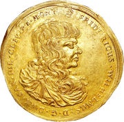 10 Ducats - Duke Frederick William III Death of Frederick William III obverse image