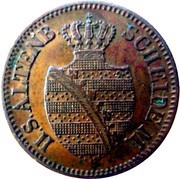 1 Pfennig - Ernest I obverse image