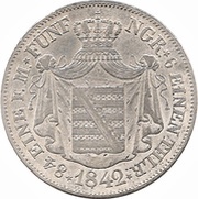 ⅙ Thaler - Joseph, Germany, 1841-1842 reverse image