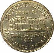 1 Penny - David Jones Ballarat; Victoria reverse image
