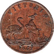 1 Penny - Jno. Andrew and Co Melbourne;Victoria obverse image