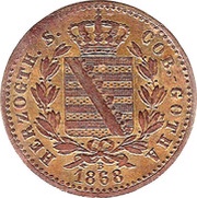 1 Pfennig - Ernest II obverse image