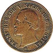 1 Groschen - Ernest II obverse image
