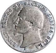 ⅙ Thaler - Ernest II obverse image