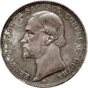1 Vereinsthaler - Ernest II obverse image
