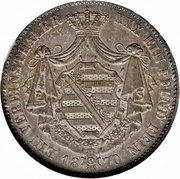 1 Vereinsthaler - Ernest II, Germany, 1862-1870 reverse image