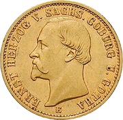 20 Mark - Ernest II obverse image