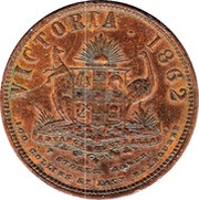 1 Penny - T. Stokes Melbourne; Victoria obverse image