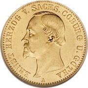 20 Mark - Ernest II obverse image